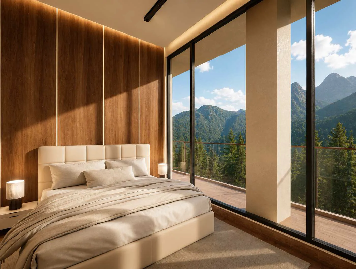 Two bedroom Cedar residence interior